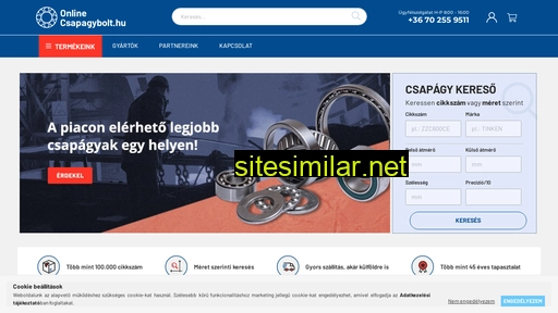 onlinecsapagybolt.hu alternative sites