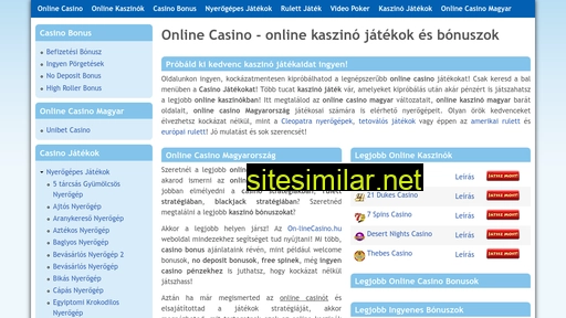 on-linecasino.hu alternative sites