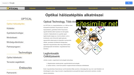 optical.hu alternative sites