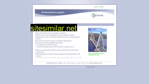 optimind.hu alternative sites