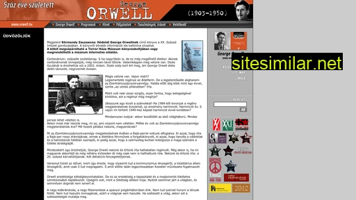 orwell.hu alternative sites