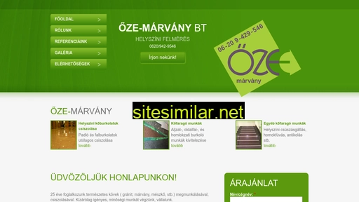 ozemarvany.hu alternative sites