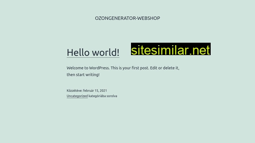 ozongenerator-webshop.hu alternative sites