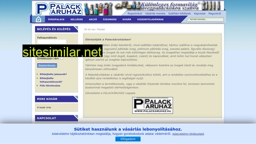 palackaruhaz.hu alternative sites