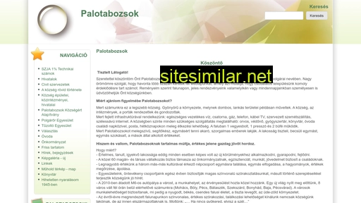 palotabozsok.hu alternative sites