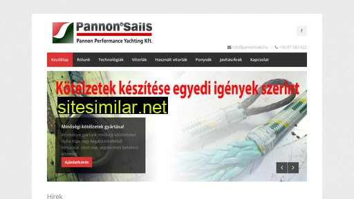 pannonsails.hu alternative sites