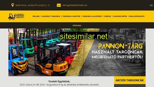 pannontarg.hu alternative sites