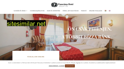 panoramahoteleger.hu alternative sites