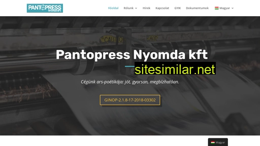 Pantopress similar sites