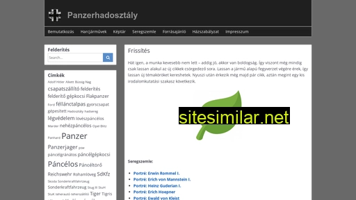 panzerhadosztaly.hu alternative sites