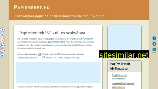 papirmeret.hu alternative sites