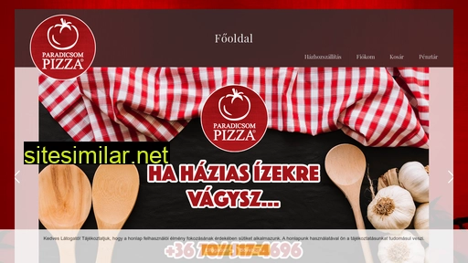 paradicsompizza.hu alternative sites