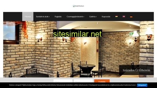 partiumhotel.hu alternative sites