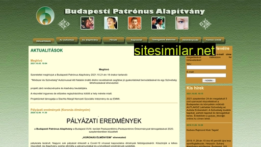 patronusalapitvany.hu alternative sites