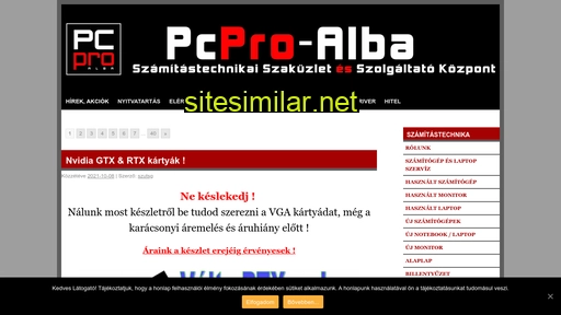 pcpro-alba.hu alternative sites