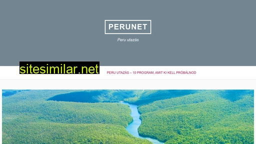 perunet.hu alternative sites