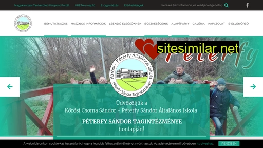 peterfyiskola.hu alternative sites