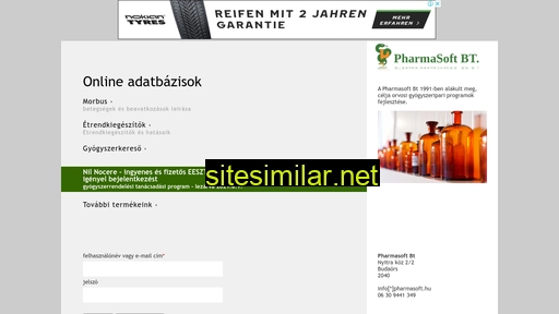 pharmasoft.hu alternative sites
