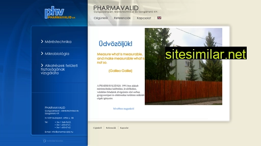 pharmavalid.hu alternative sites
