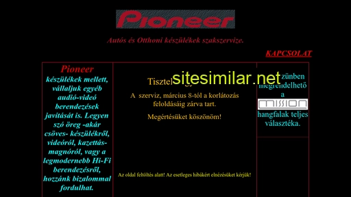pioneer-budapest.hu alternative sites