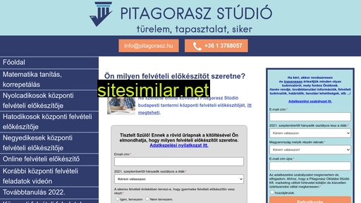 pitagorasz.hu alternative sites