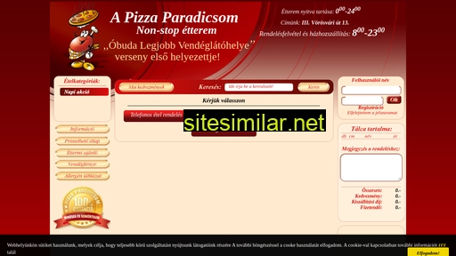 Pizzaparadicsom similar sites