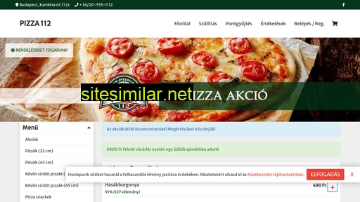 Pizza112 similar sites