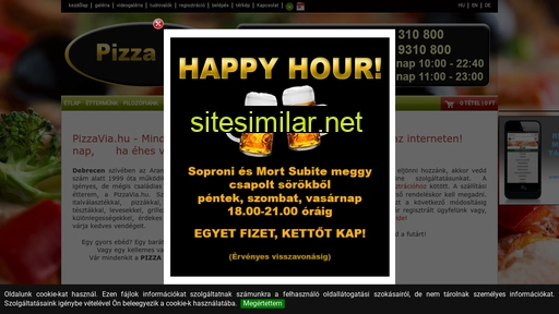 pizzavia.hu alternative sites