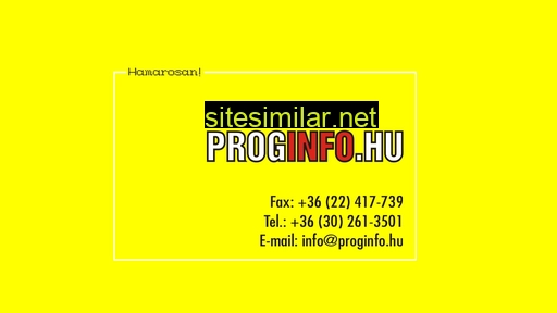 proginfo.hu alternative sites