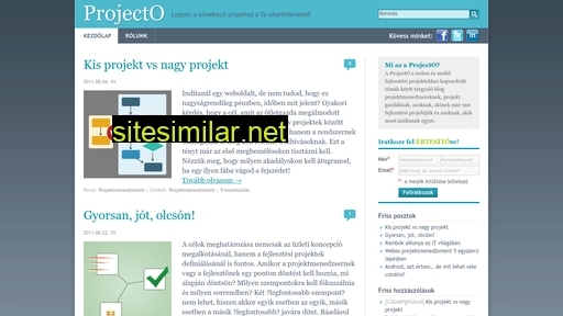 projecto.hu alternative sites