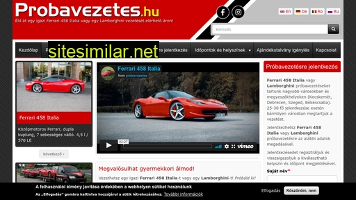 probavezetes.hu alternative sites
