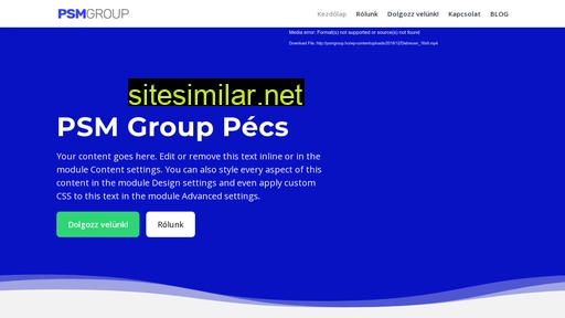 psmgroup.hu alternative sites