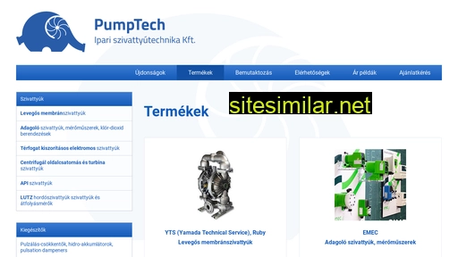 pumptech.hu alternative sites