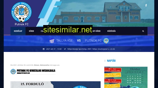 putnokfc.hu alternative sites