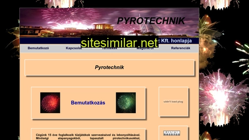 Pyrotechnic similar sites