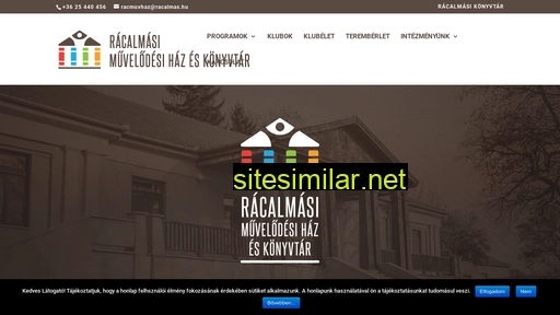 racmuvhaz.hu alternative sites