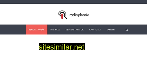 Radiophonia similar sites