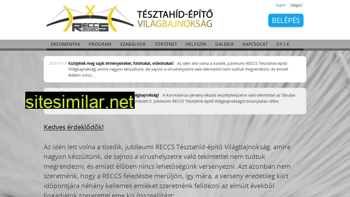 reccs.uni-obuda.hu alternative sites