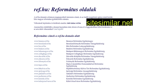 ref.hu alternative sites