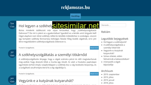 reklamozas.hu alternative sites