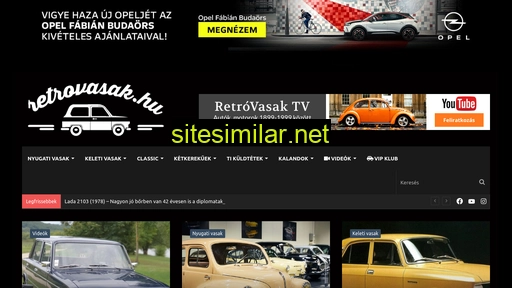 retrovasak.hu alternative sites