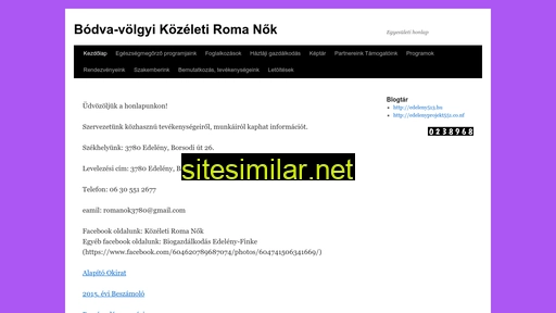 romanok-edeleny.hu alternative sites