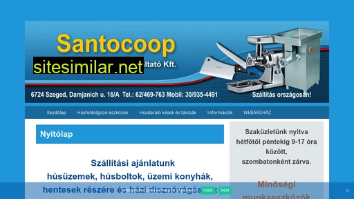 santocoop.hu alternative sites