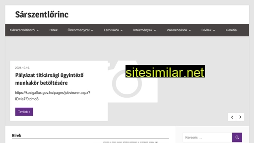 sarszentlorinc.hu alternative sites