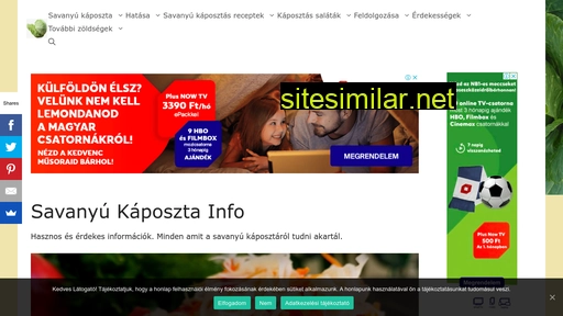 savanyukaposzta.hu alternative sites