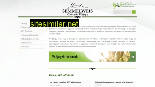 semmelweisgaranciavedjegy.hu alternative sites