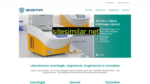 sigma-centrifuga.hu alternative sites