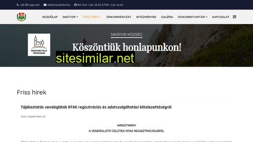 sikator.hu alternative sites