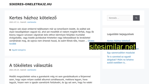 sikeres-oneletrajz.hu alternative sites
