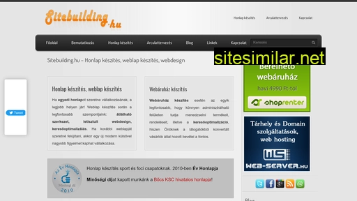 sitebuilding.hu alternative sites